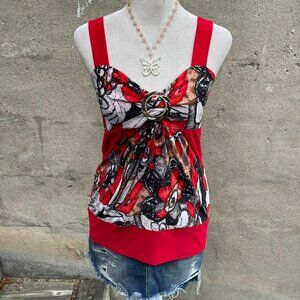 Vintage Red Mcbling Top